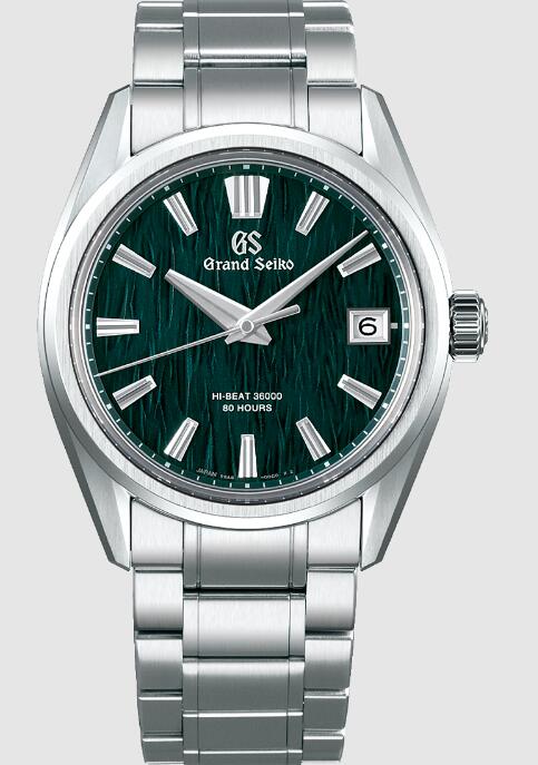 Review Replica Grand Seiko Evolution 9 Boutique Online Exclusive "GREEN BIRCH" HI-BEAT 36000 AUTOMATIC 9SA5 CALIBER SLGH011 watch - Click Image to Close